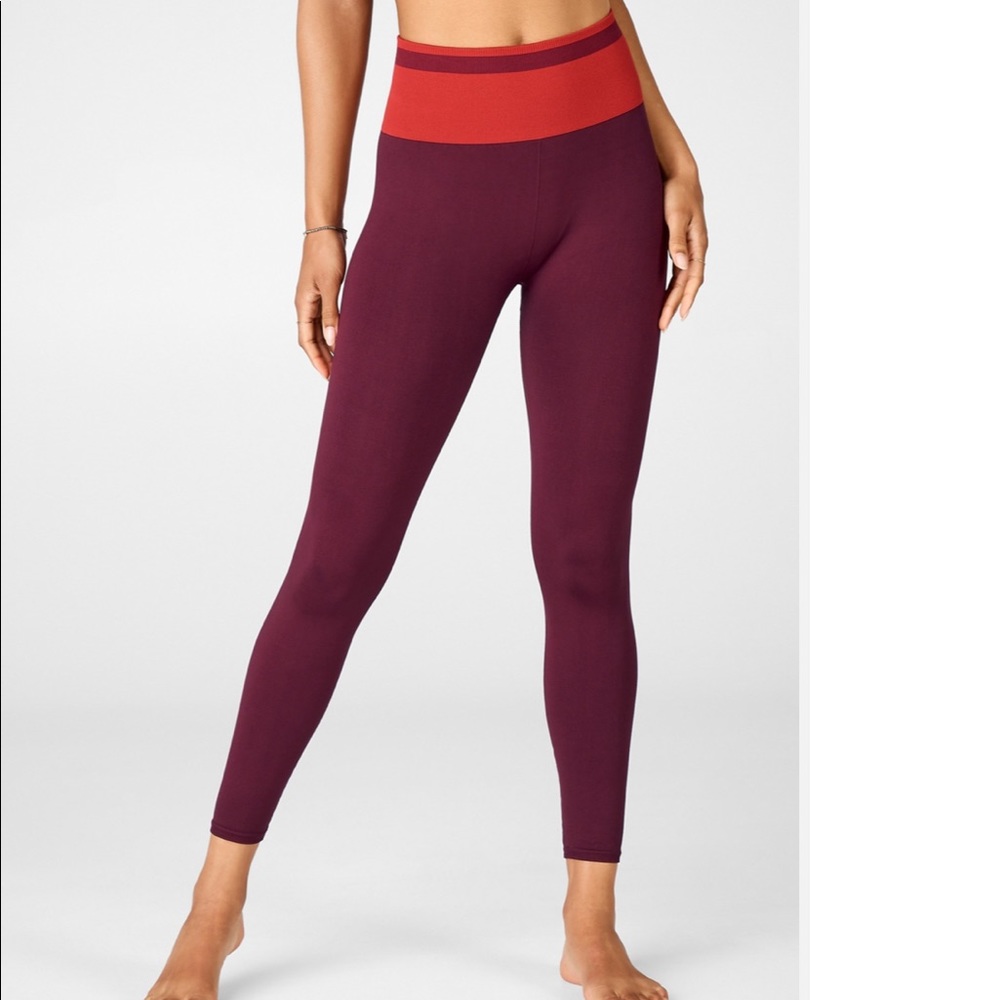 High-rise seamless 7/8 leggings